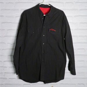 Vintage Michael Schumacher black casual button down